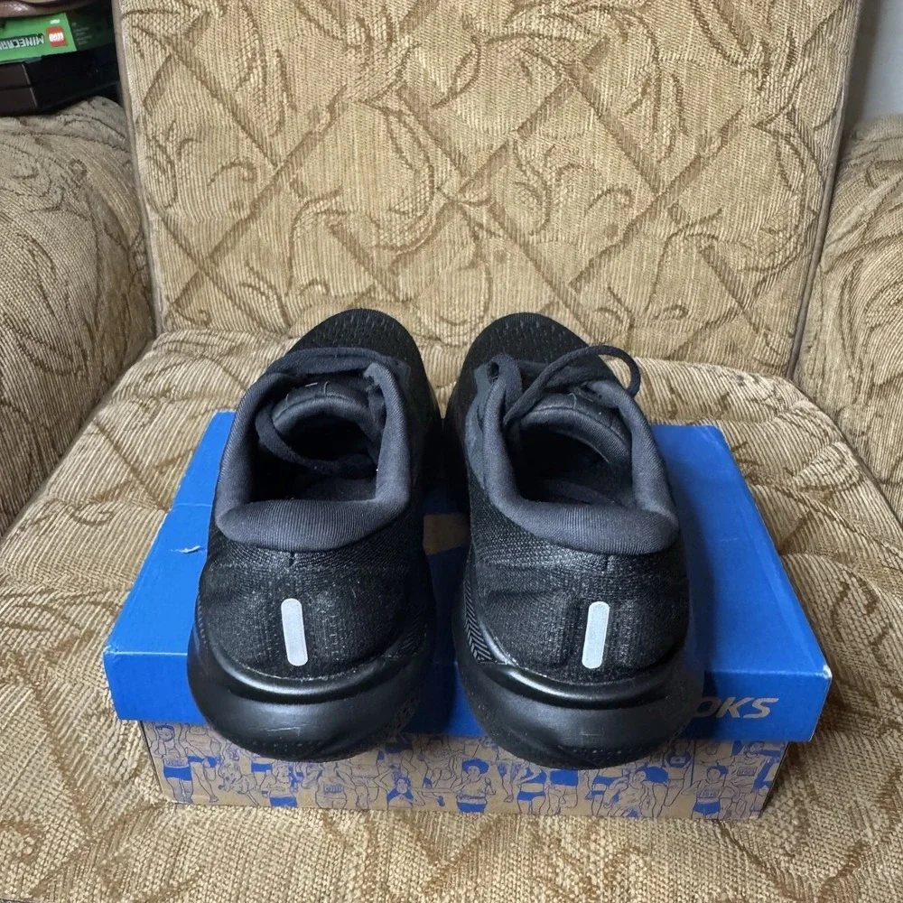 Brooks Women's Adrenaline GTS 24 Road-Running Shoes Black/Black/Ebony‎ Size 6B - Picture 6 of 9